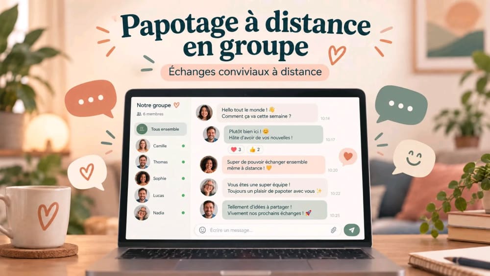 Papotage à distance