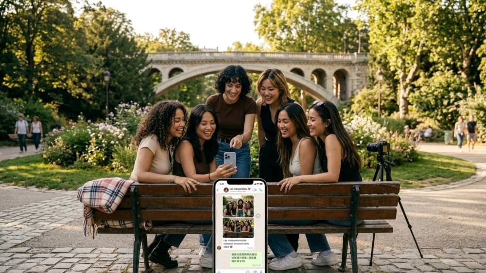 Créer un groupe WhatsApp pour les filles qui veulent discuter ❤️