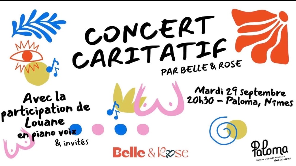Sortie à un concert caritatif organisé par BELLE&ROSE