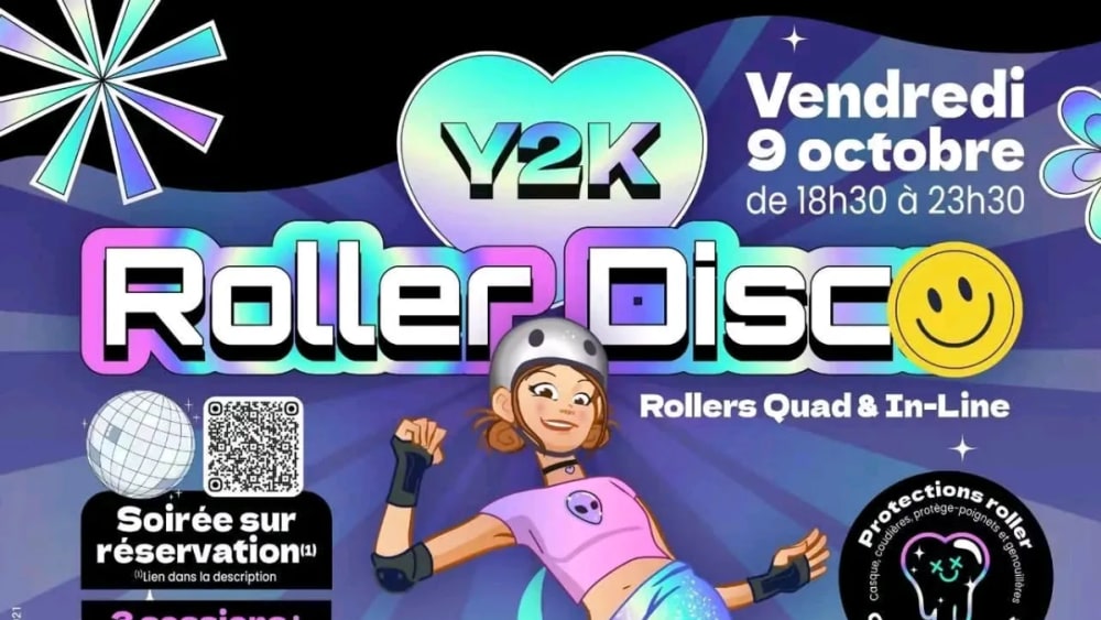 Roller disco Y2K