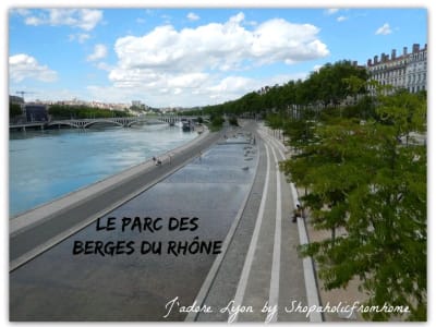 Petite pause au parc des berges du Rhône