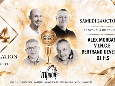 Soirée des 54 ans du Manoir 🪩 – 1 place offerte !